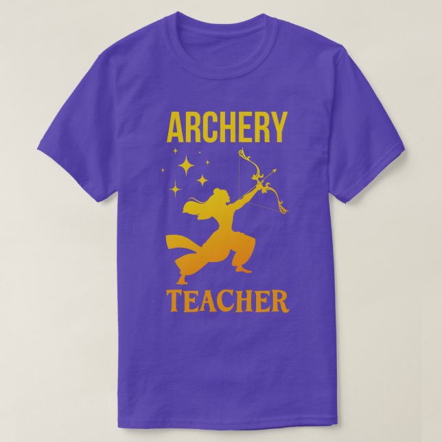 Archery Teacher T Shirt (Design framsida)