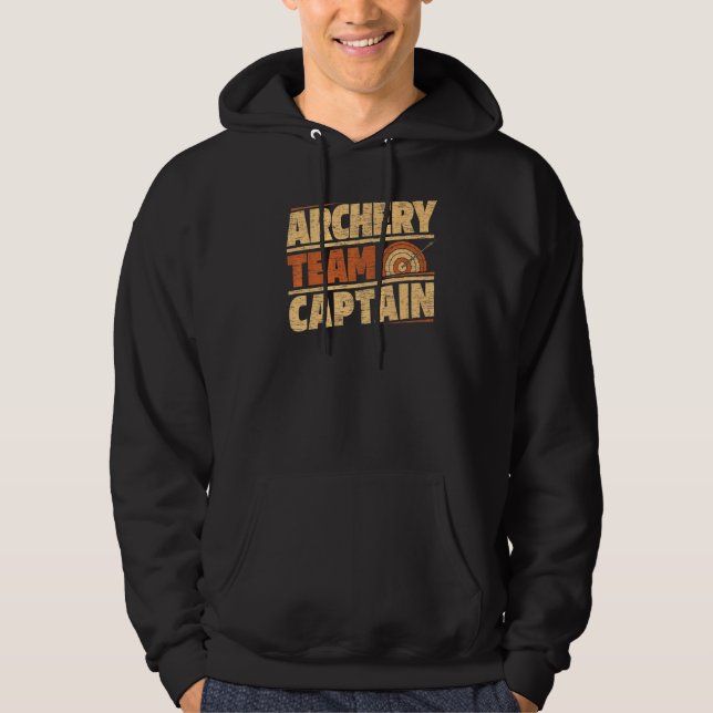 Archery Team kapten Bowman Bow Arrows Archery Co Hoodie (Framsida)