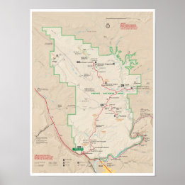 Arches karta poster