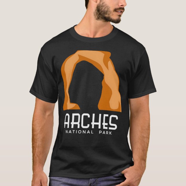 Arches National Park 1929 Moab Utah T Shirt (Framsida)