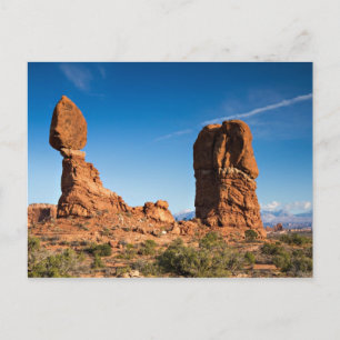 Arches National Park - Balanced Sten vycard Vykort