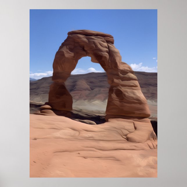 Arches National Park: Delikat Arch Poster (Framsidan)