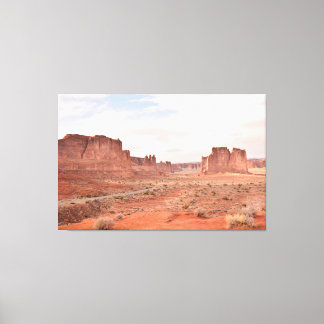 Arches National Park Efter Stormen Canvastryck