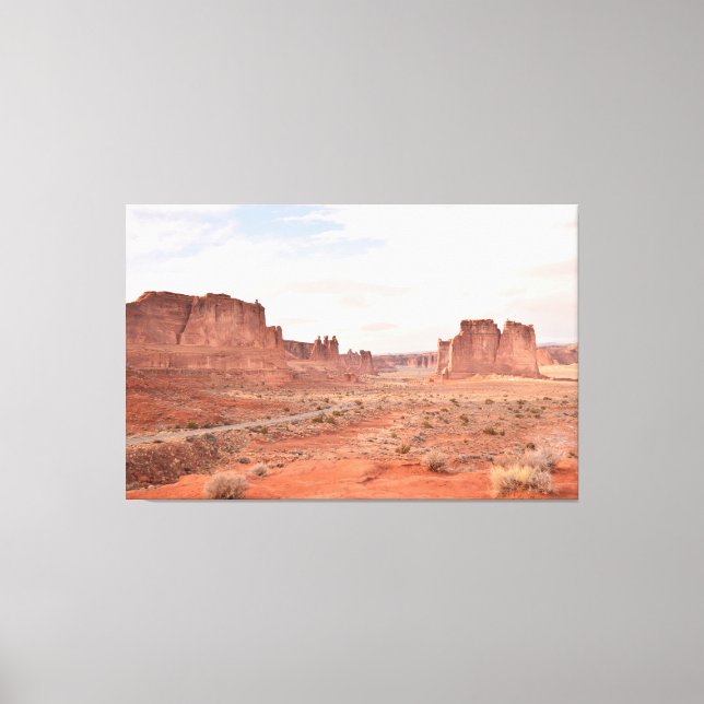 Arches National Park Efter Stormen Canvastryck (Framsida)