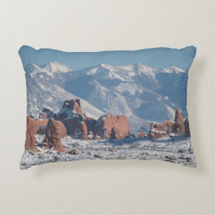 Arches National Park i Winter Prydnadskudde