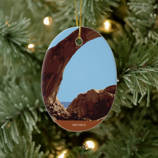 Arches National Park Julgran Ornament (Träd)