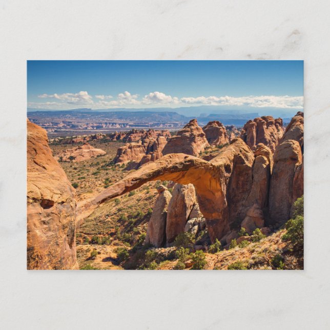 Arches National Park - Landscape Arch-vykort Vykort (Framsida)