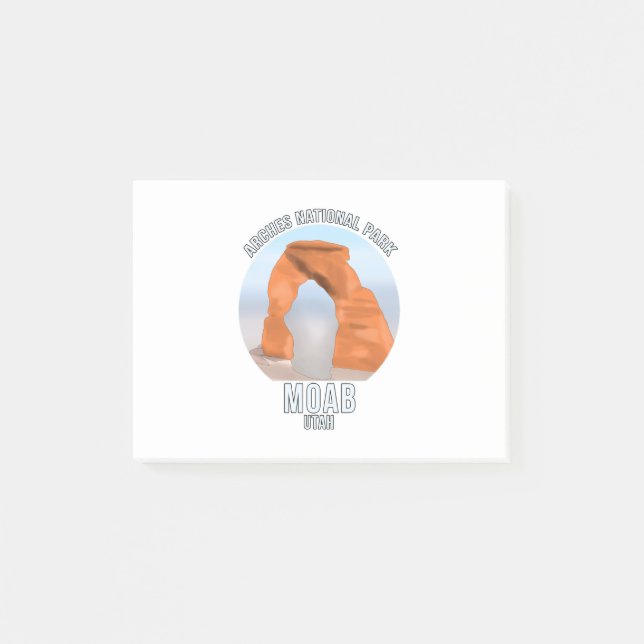 Arches National Park Moab Utah Post-it Block (Framsida)