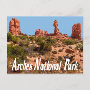 Arches National Park, Moab Utah Postcard Vykort