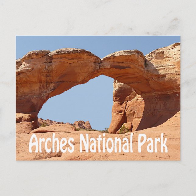 Arches National Park, Moab Utah Postcard Vykort (Framsida)