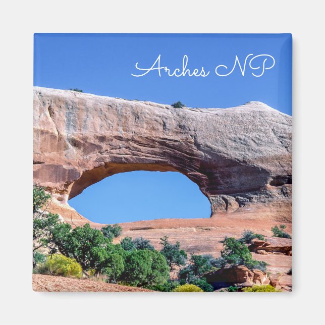 Arches National Park - North Window - Utah, USA Magnet (Framsidan)