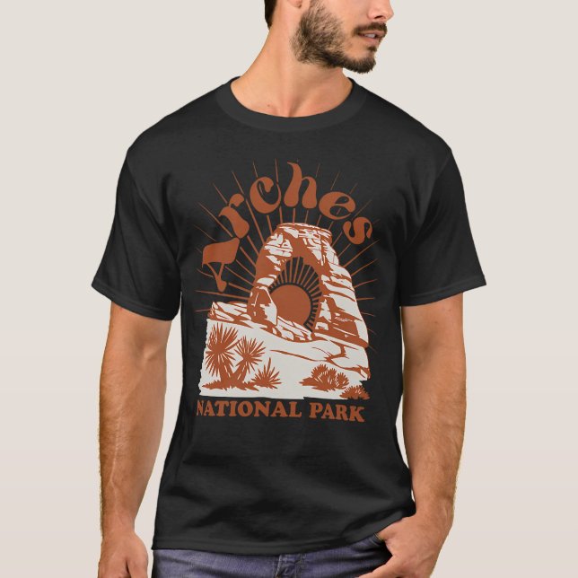 Arches National Park Ömtålig T Shirt (Framsida)