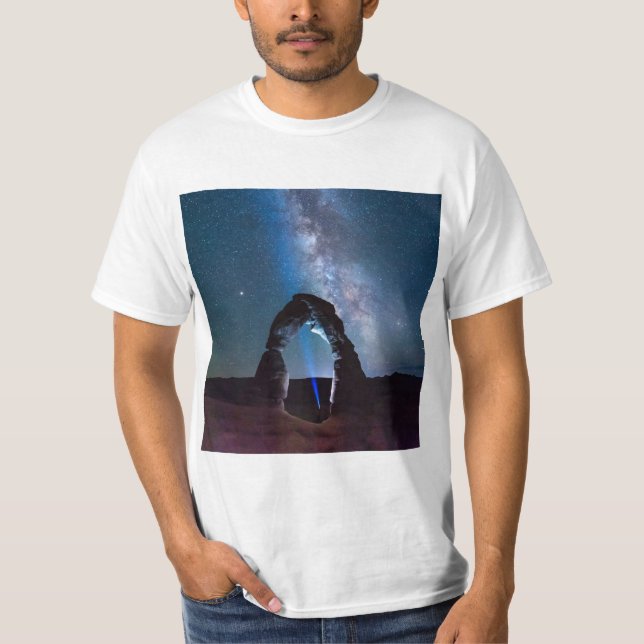Arches National Park på natten MOAB T Shirt (Framsida)