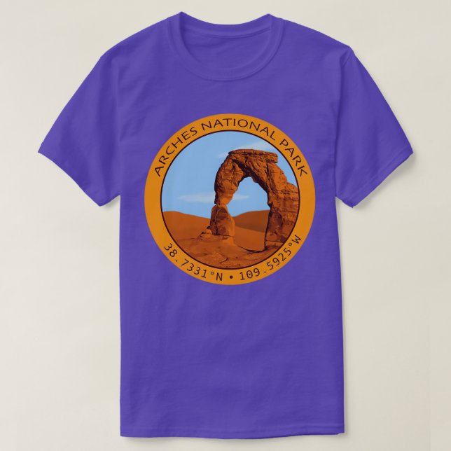 Arches National Park Premium 1 T Shirt (Design framsida)