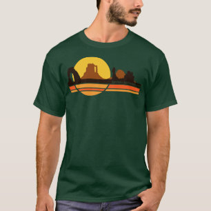 Arches National Park Retro 70-talet Tourist Souven T Shirt