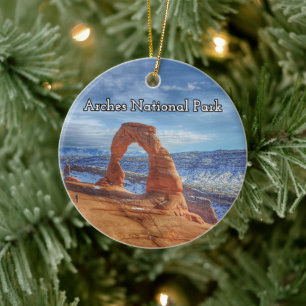 Arches National Park Souvenir Träd Ornament