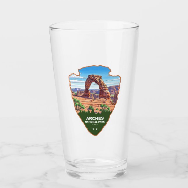 Arches National Park Utah Arrowhead Glaskopp (Framsida)