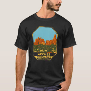 Arches National Park Utah Broken Arch Trail Retro T Shirt