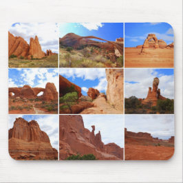 Arches National Park, Utah, Collage Mousepad Musmatta
