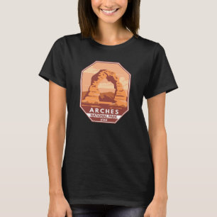 Arches National Park Utah Delicate Arch Art Retro T Shirt
