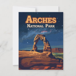 Arches National Park Utah Delicate Arch Moab Card