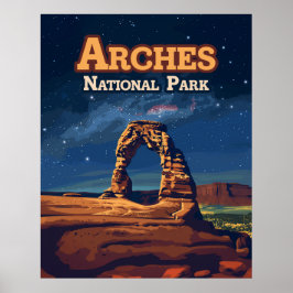 Arches National Park Utah Delicate Arch Moab Poster