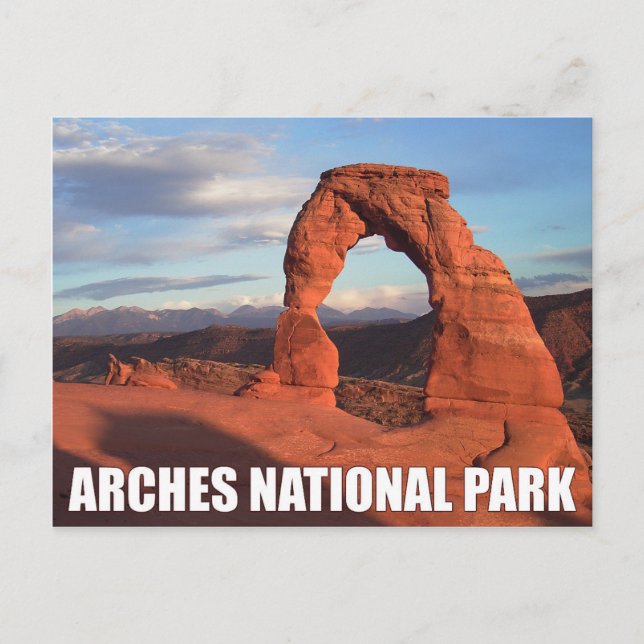 Arches National Park, Utah Delicate Arch Postcard Vykort (Framsida)