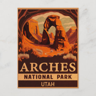 Arches National Park Utah Delikch Arch Vykort