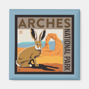 Arches National Park, Utah Jackkanin Magnet