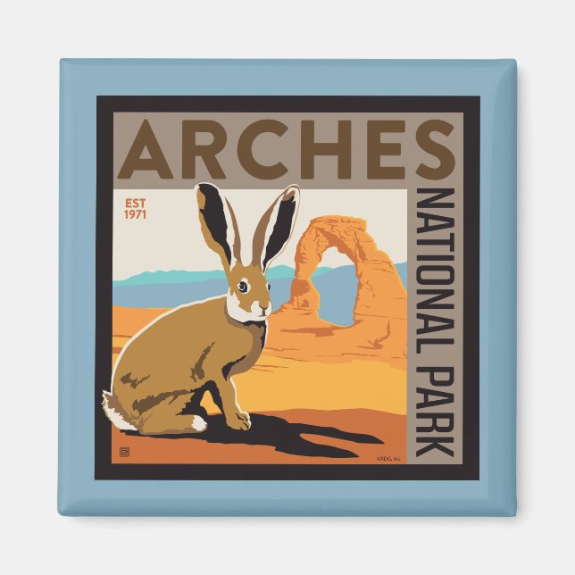 Arches National Park, Utah | Jackkanin Magnet (Framsidan)