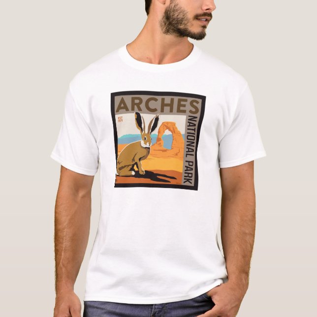 Arches National Park, Utah | Jackkanin T Shirt (Framsida)