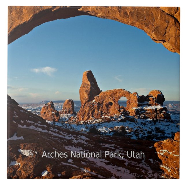 Arches National Park, Utah Kakelplatta (Framsidan)