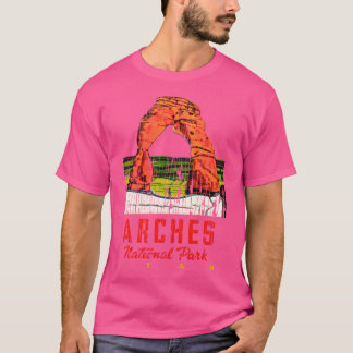 Arches National Park Utah Moab Vintage resor Deca T Shirt
