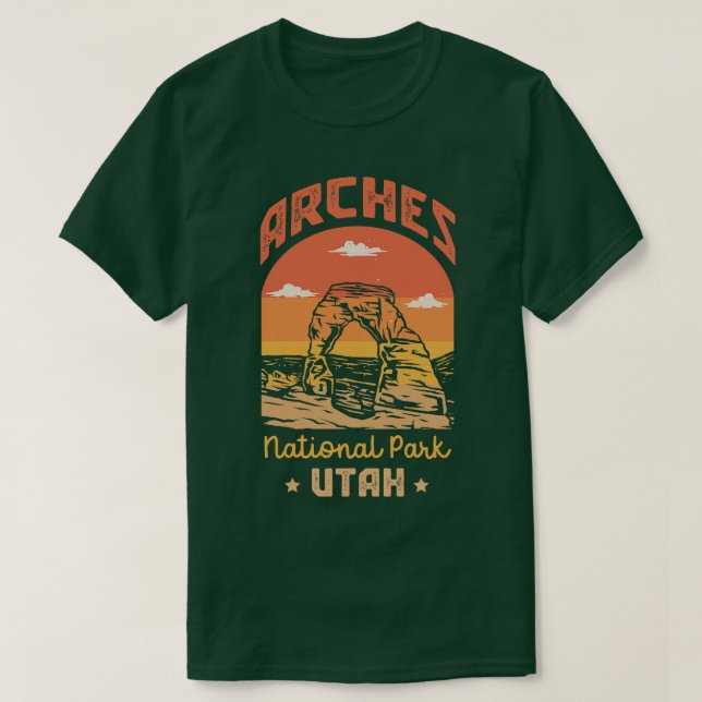 Arches National Park Utah T Shirt (Design framsida)