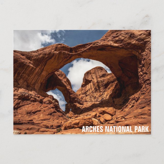 Arches National Park Utah Travel Photo Vykort (Framsida)