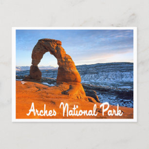 Arches National Park, Utah, United Stater Vykort