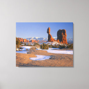 ARCHES NATIONAL PARK, UTAH. USA. Balanced Rock Canvastryck