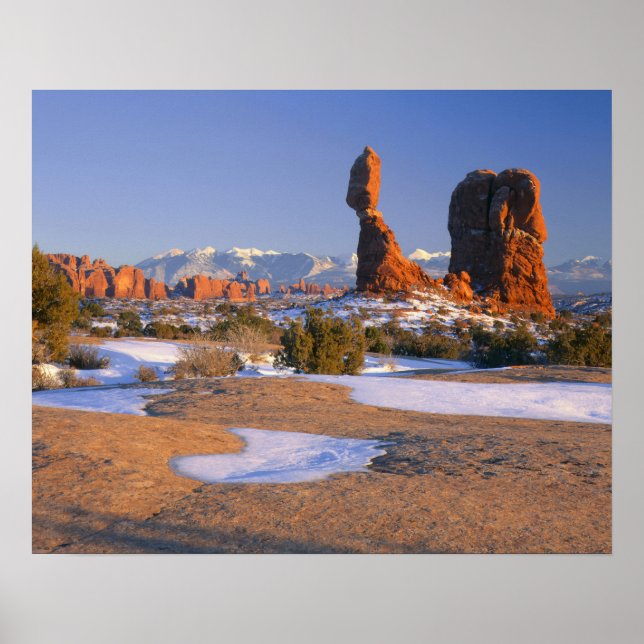 ARCHES NATIONAL PARK, UTAH. USA. Balanced Rock Poster (Framsidan)