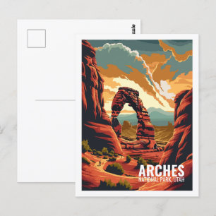 Arches National Park Utah USA National Parker Vykort