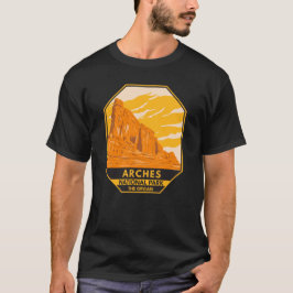 Arches National Park Utah Vintagen Organ T Shirt