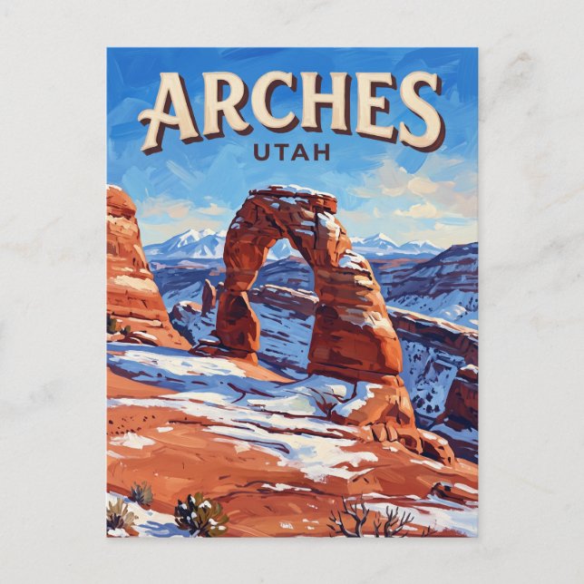 Arches National Park Utah Vykort (Framsida)