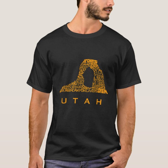 Arches National Park's Arch av UTAH:s Berömd T Shirt (Framsida)