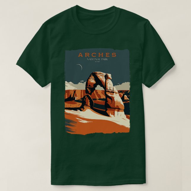 Arches nationalpark 1 t shirt (Design framsida)