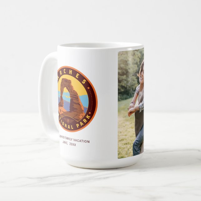 Arches nationalpark kaffemugg (Framsida vänster)
