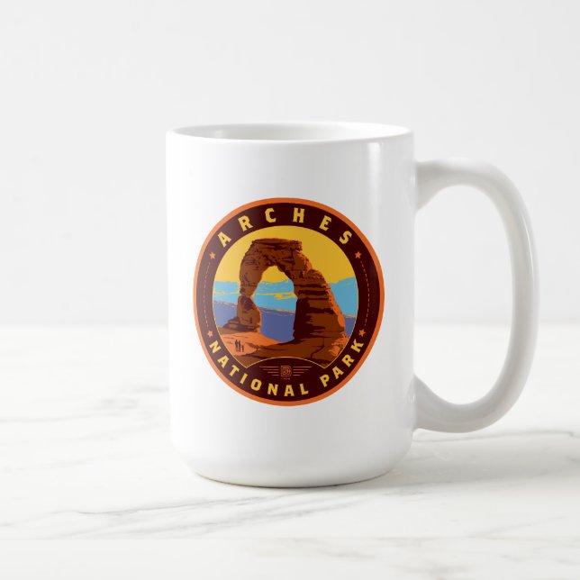 Arches nationalpark kaffemugg (Höger)