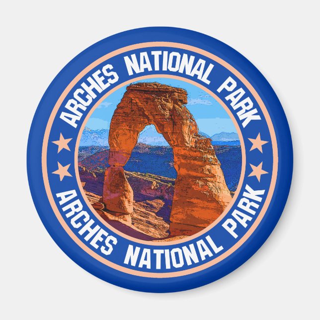 Arches nationalpark magnet (Framsidan)