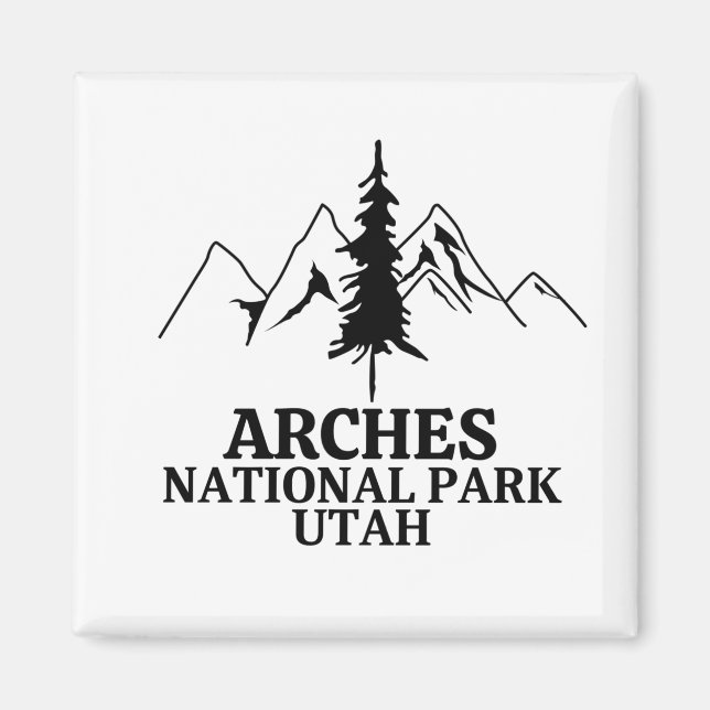 Arches nationalpark magnet (Framsidan)