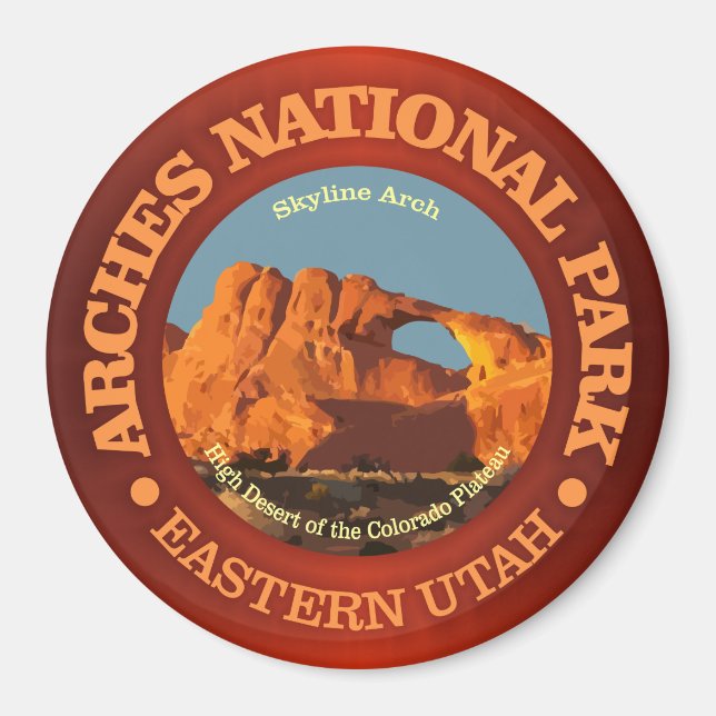 Arches nationalpark magnet (Framsidan)