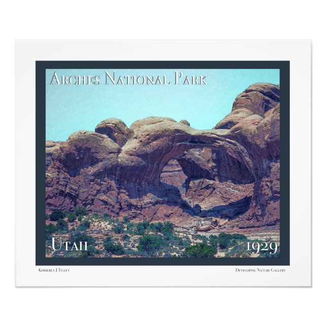 Arches nationalpark Poster (Framsidan)