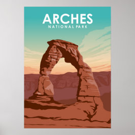 Arches nationalpark poster